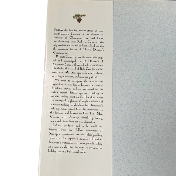 Charles Dickens Christmas Carol Children Hardcover Holiday Book (152 pages) - Picture 2 of 8